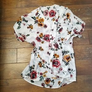 Maurices Floral Kimono, Size L/XL